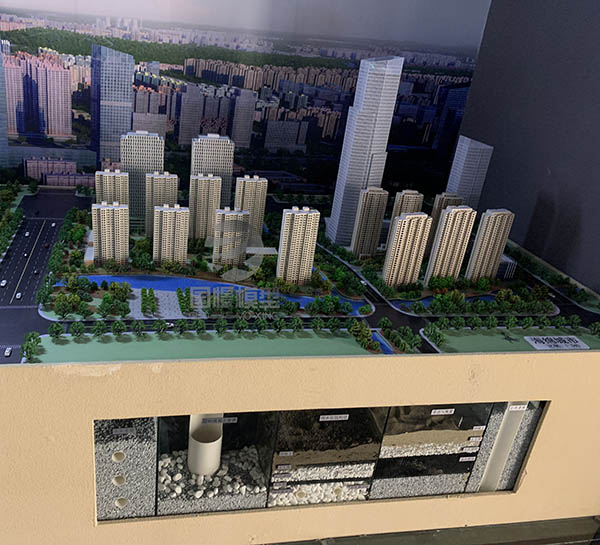 淮滨县建筑模型